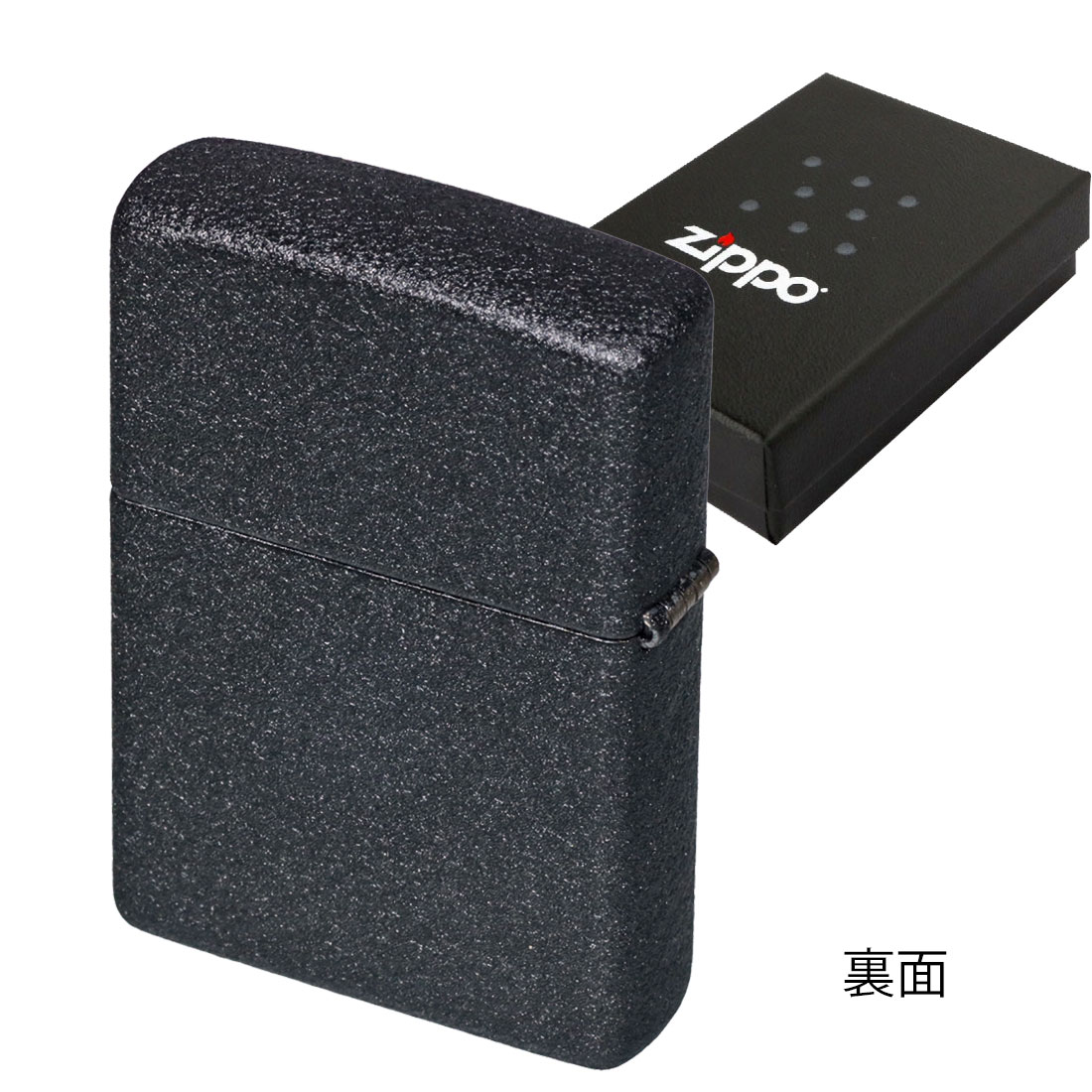 ZIPPO/ブラッククラックル 236 Black Crackle 黒 オイルライター　クラックル加工　＃236画像1
