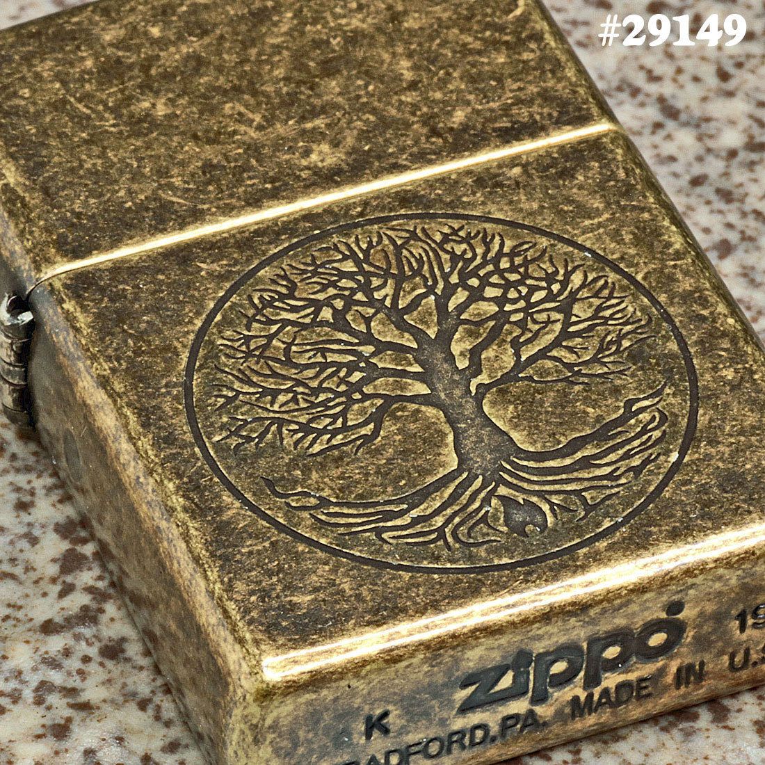 新品✨ZIPPO アンティークスタイルライター ビーズ付き ZIPPO zippo(ジッポーライター) Tree of Life アンティーク