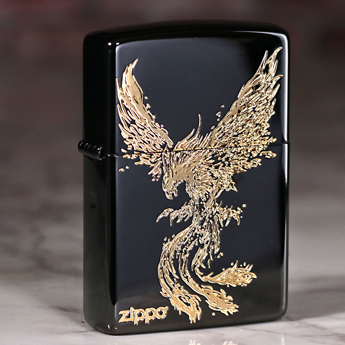 ZIPPO（ジッポー） ジッポーライター Phoenix 鳳凰 ブラックニッケル