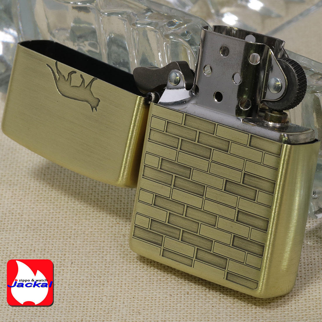 ZIPPO(ジッポーライター)CAT walk 真鍮古美　エッチング　両面加工　猫　ネコ  かわいい  ギフト プレゼント　送料無料（クロネコゆうパケット可）｜jackal｜05