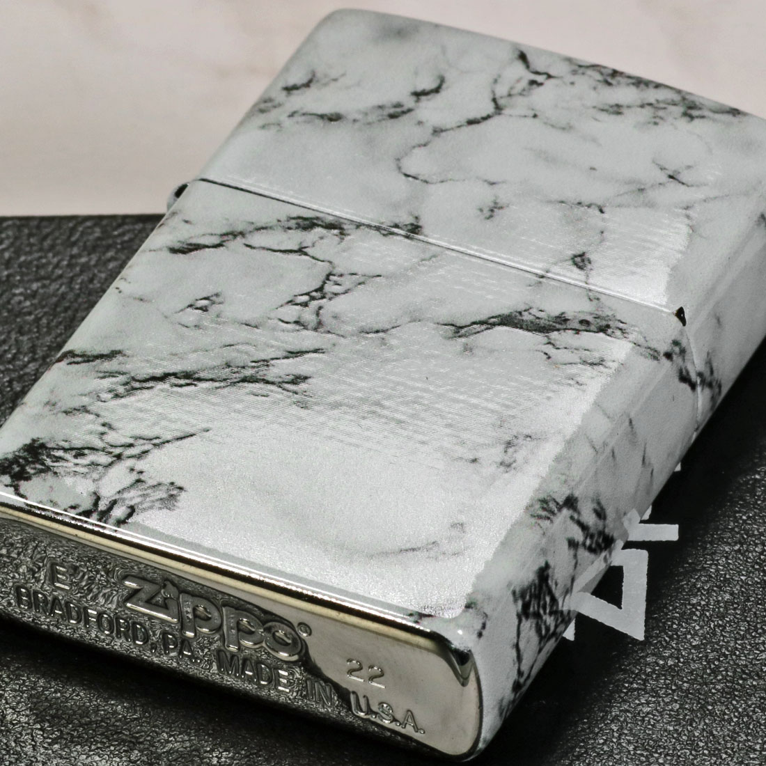 ZIPPO zippo(ジッポーライター) 大理石調デザイン プリント5面