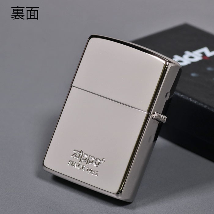 ZIPPO(ジッポー ライター )貝貼り ロゴ ニッケルメッキ 2NI-ZSHELL