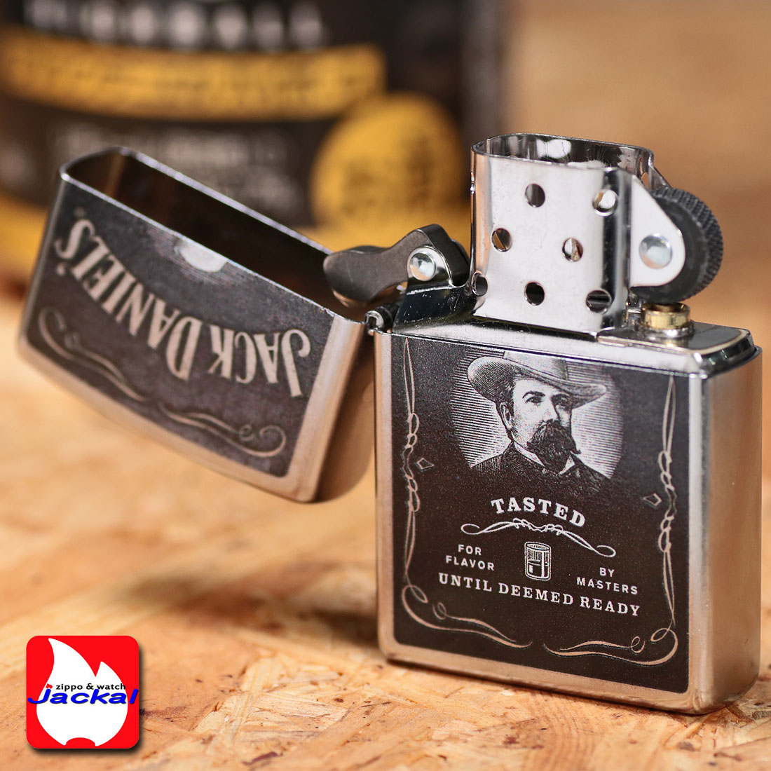 zippo(ジッポーライター) JACK DANIEL'S ジャックダニエル 2023秋冬モデル ストリートクローム 48748 お酒　 ギフト（ネコポス可）