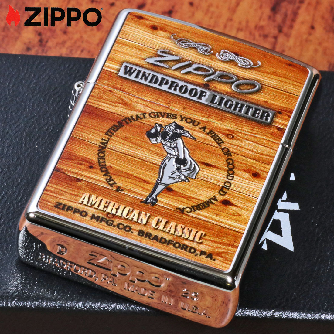 ZIPPO（ジッポー） ジッポーライター 人気のWINDYデザイン アメリカン 