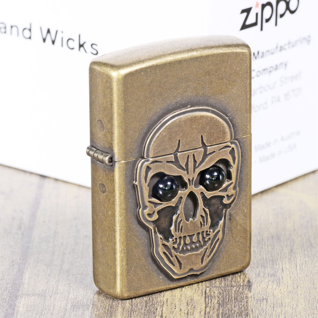スカル（ZIPPO） ZIPPO ジッポ-ライター ビッグメタル スカル