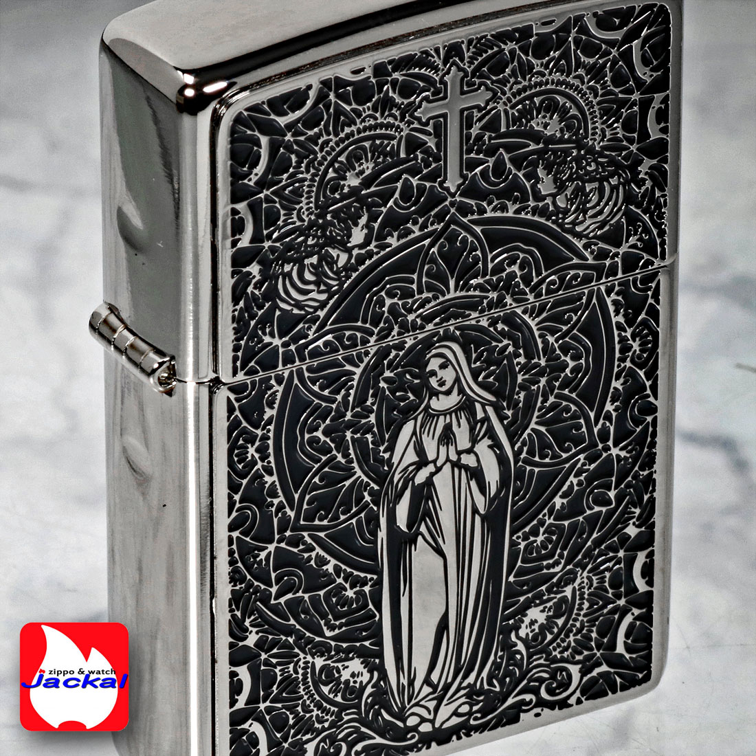 ZIPPO ライター オイルライター シルバー925 アーマージッポー マリア