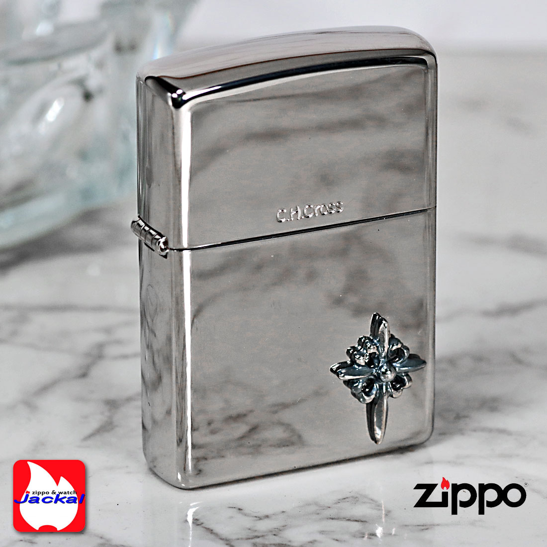 ZIPPO（ジッポー） ジッポーライター 限定 シルバークロスメタル