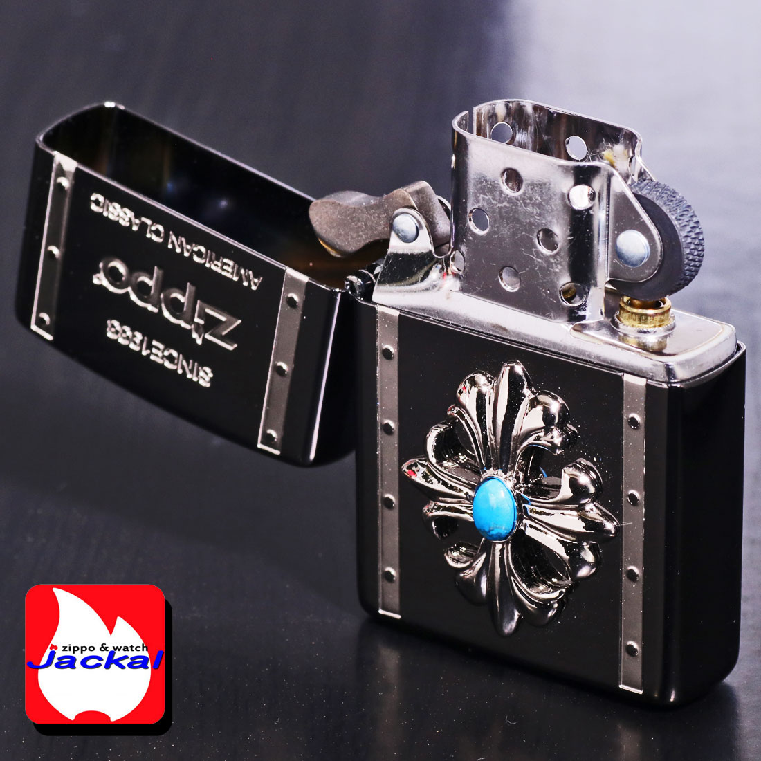 ZIPPO（ジッポー） ジッポーライター クロスメタル BLACK I ガンメタル