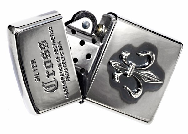 ZIPPO zippo ジッポ ジッポーライター 限定シルバークロスメタル
