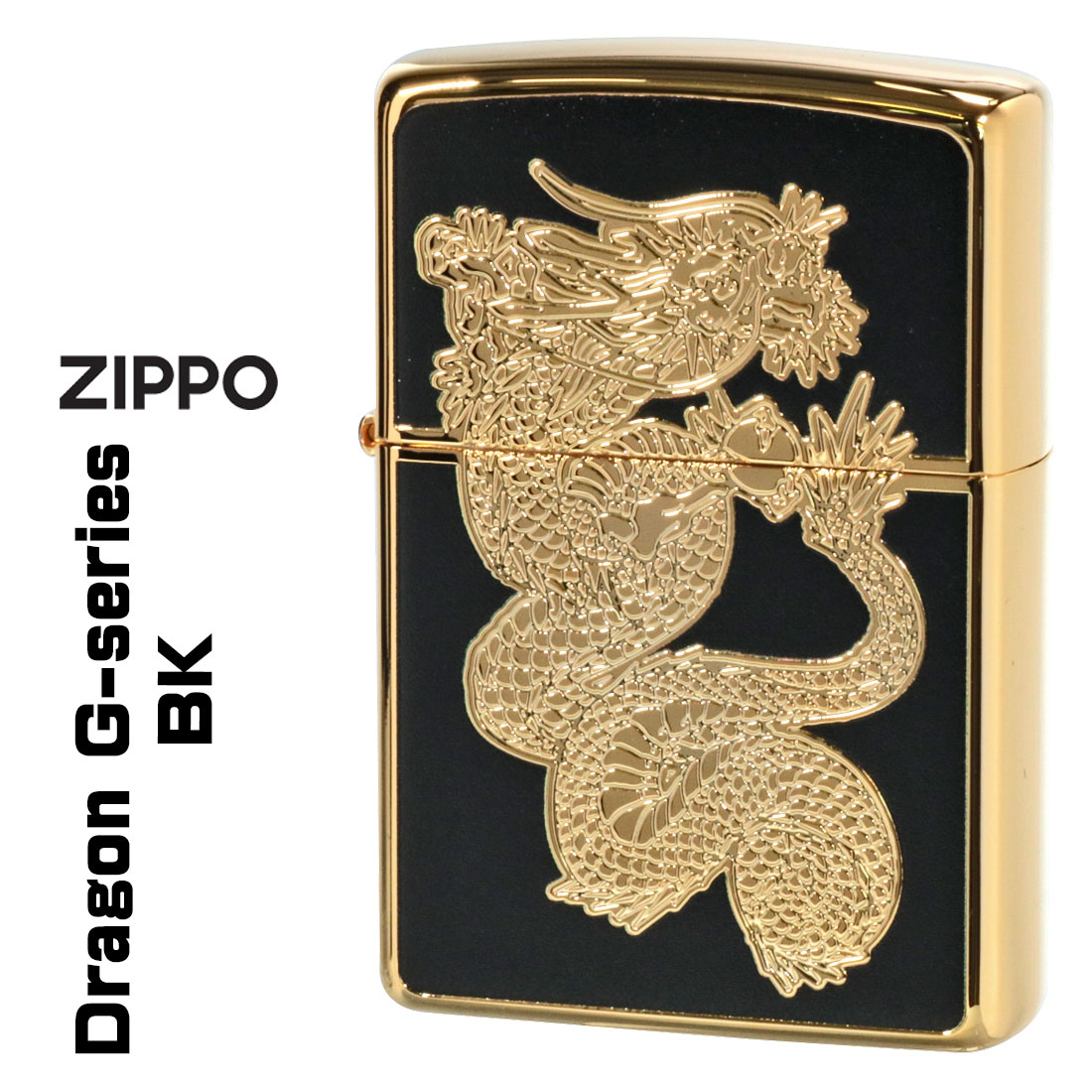 ZIPPO zippo(ライター)ドラゴンGシリーズ Dragon G 金メッキ BK