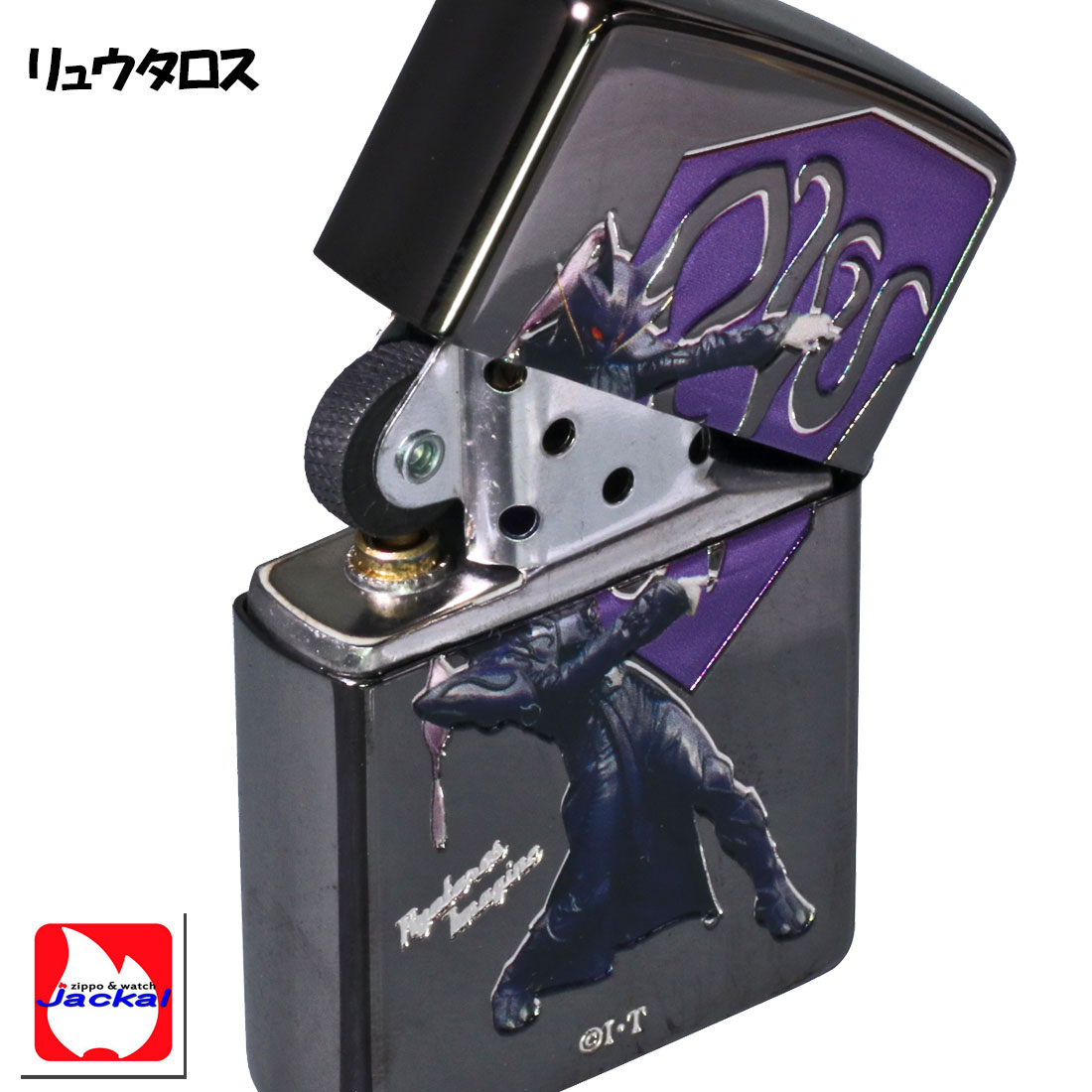 ZIPPO ジッポ-ライター 仮面ライダー電王 東映公式認定 ガンフォーム＆リュウタロス KR-DEN-GUN  ブラック クリアフルカラー ギフト  送料無料 ネコポス対応の画像