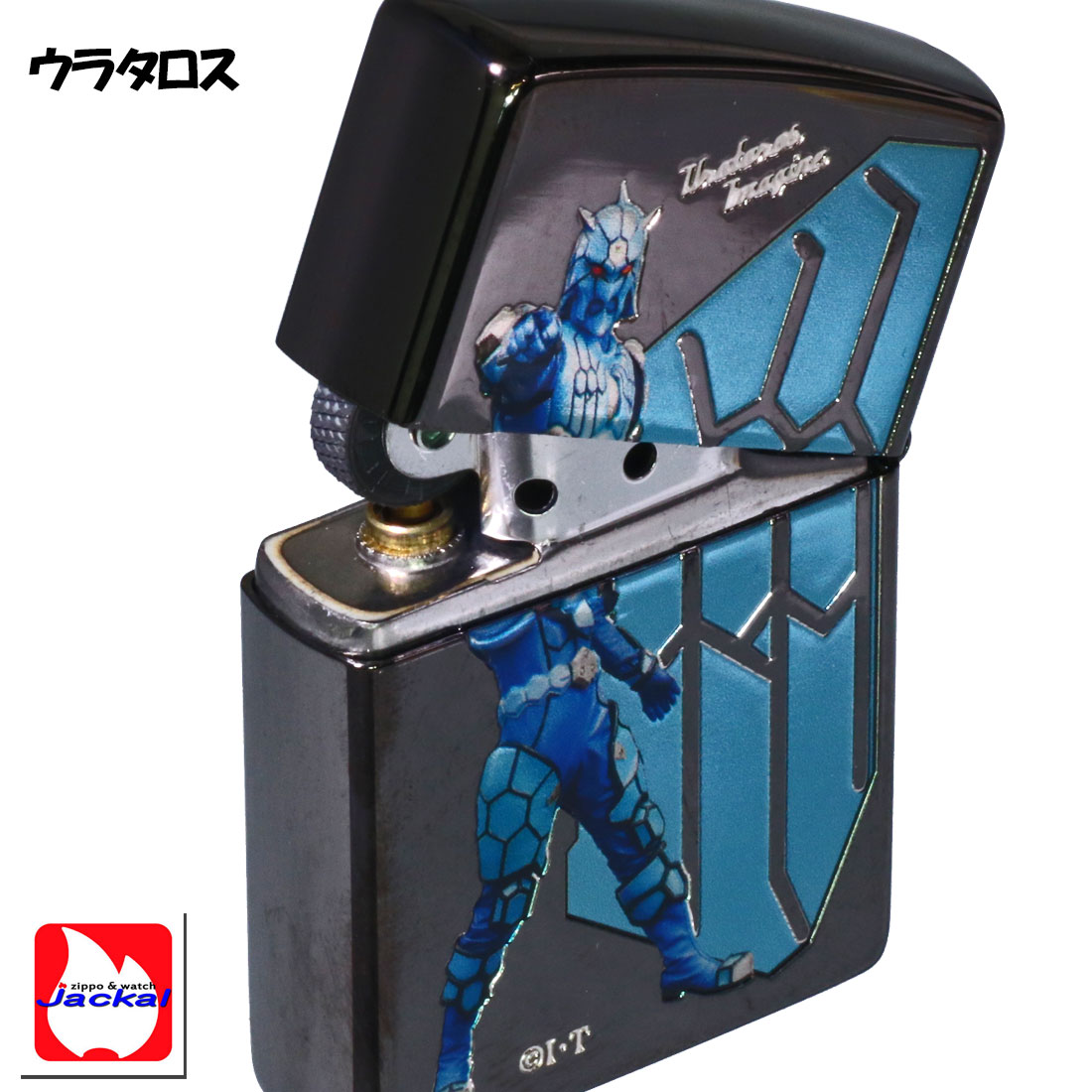 ZIPPO ジッポ-ライター 仮面ライダー電王 東映公式認定 ロッドフォーム＆ウラタロス KR-DEN-ROD  ブラック クリアフルカラー ギフト  送料無料 ネコポス対応の画像