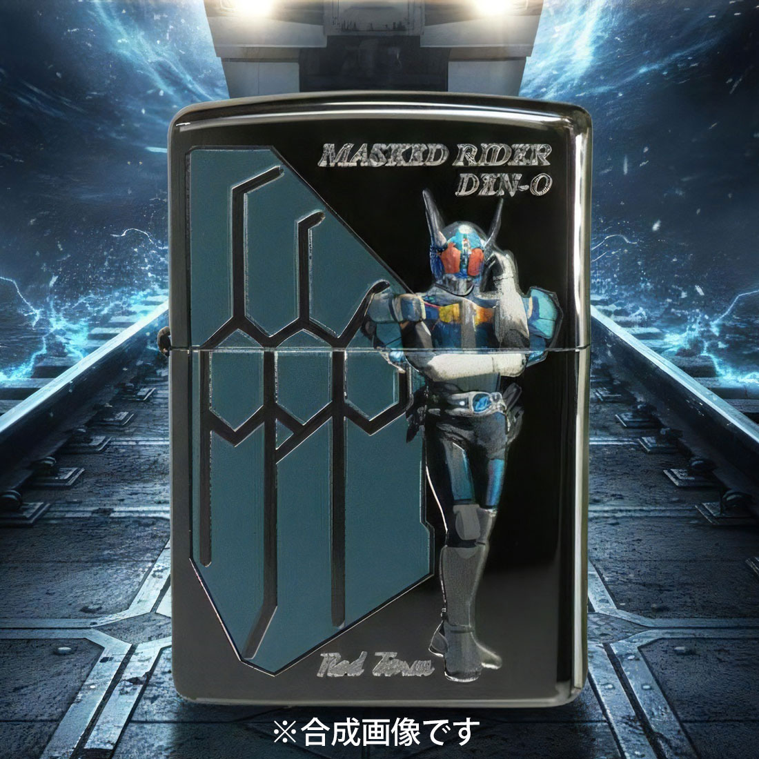 ZIPPO ジッポ-ライター 仮面ライダー電王 東映公式認定 ロッドフォーム＆ウラタロス KR-DEN-ROD  ブラック クリアフルカラー ギフト  送料無料 ネコポス対応の画像