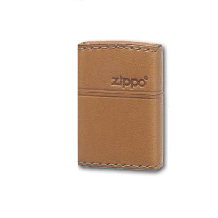 zippo(ジッポーライター)ZIPPOロゴ入り 革巻き 本革手縫い ジッポロゴ