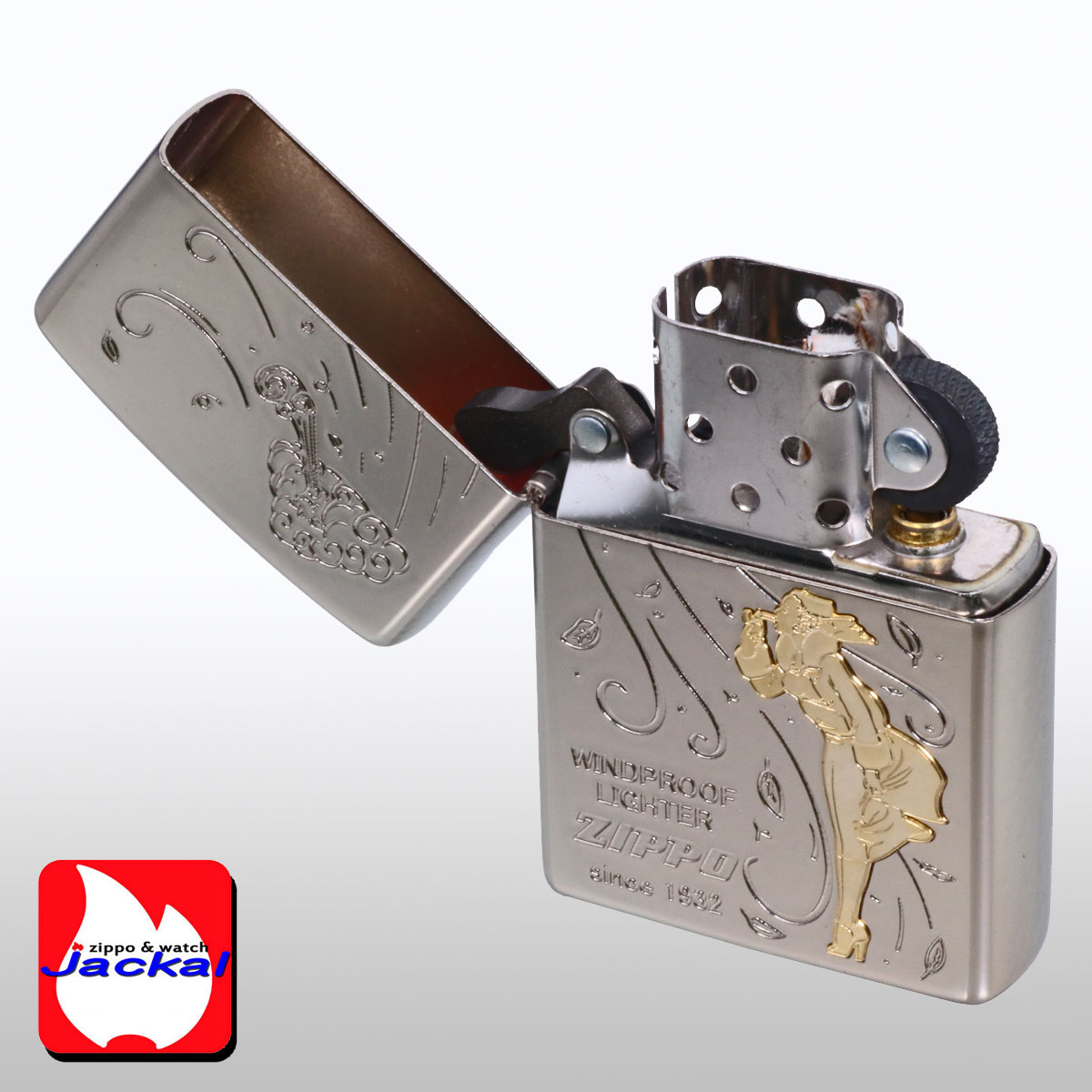 ZIPPO（ジッポー） ジッポーライター人気の WINDY デザイン ホワイト 