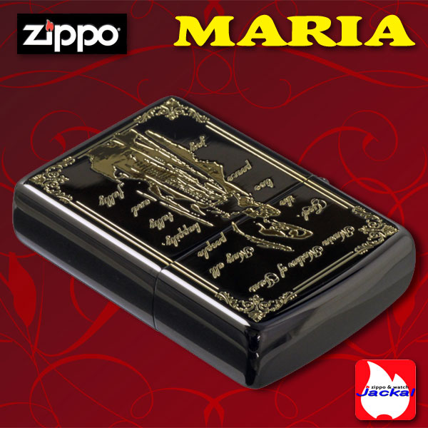 zippo ジッポ ジッポーライター 聖母マリア ブラック/ゴールド ZIPPO 送料無料（ネコポス対応）