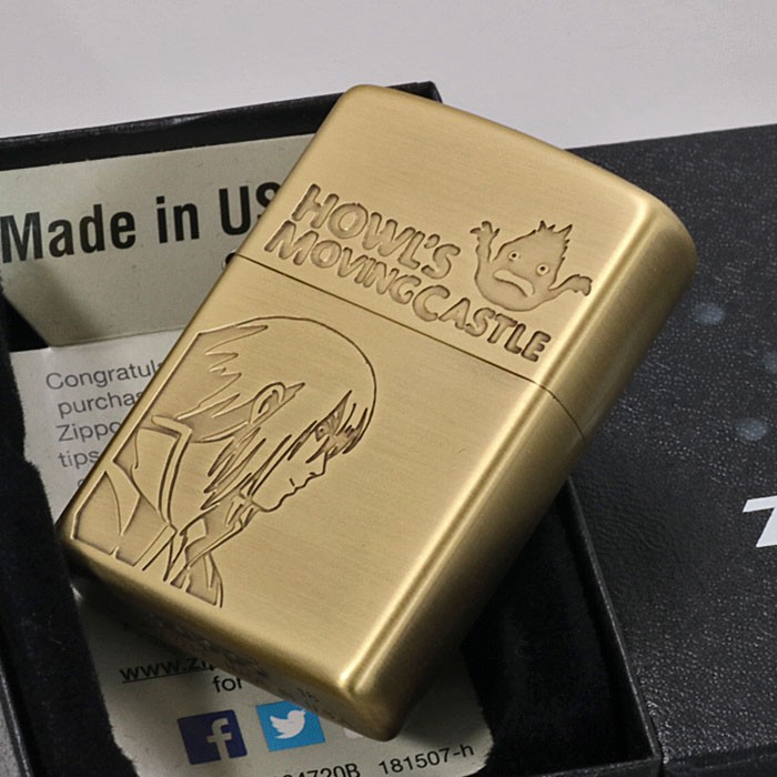 zippo(ジッポーライター) スタジオジブリ ジッポー ハウルの動く城　ハウル NZ-14/52 送料無料（ネコポス対応）