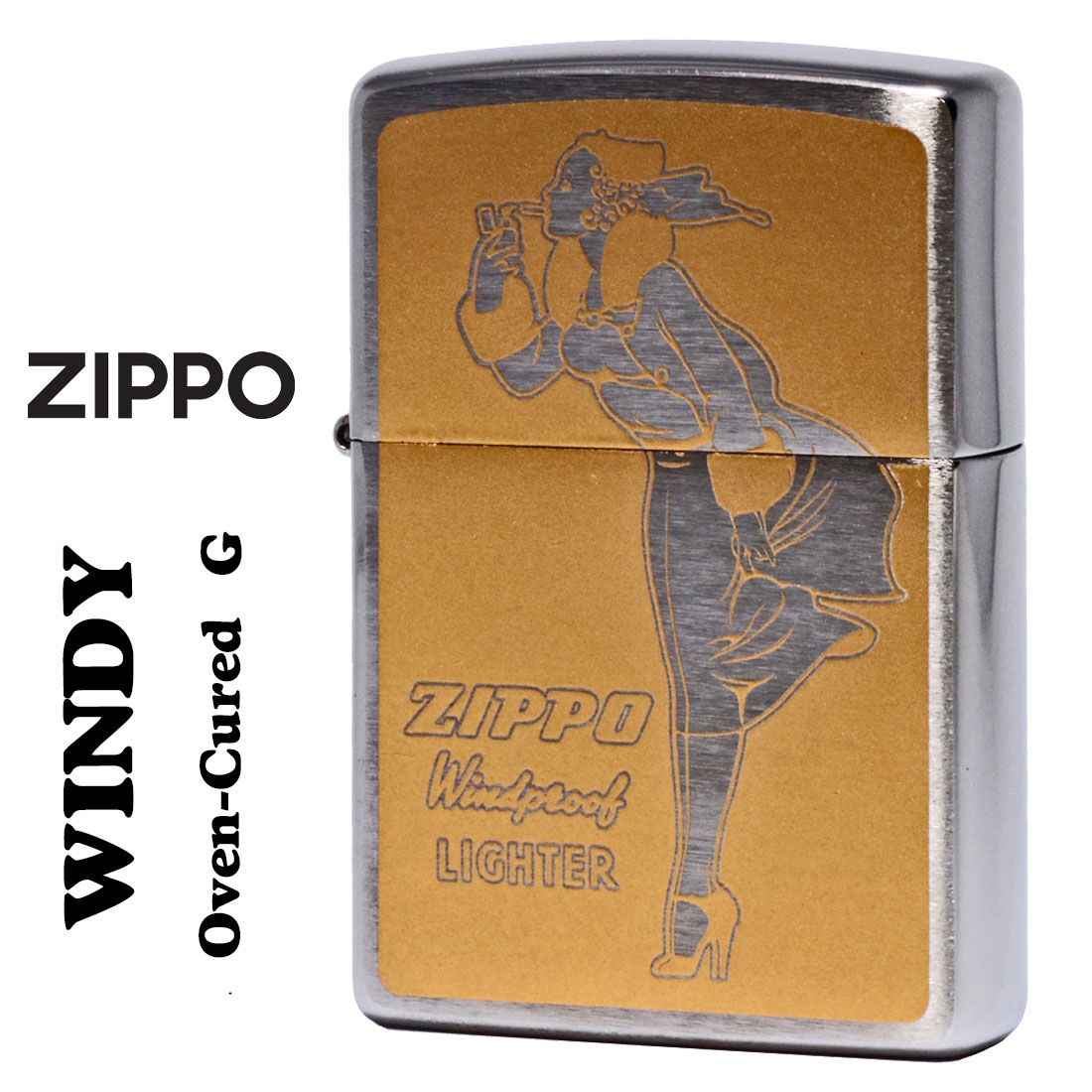 ZIPPO zippo(ジッポーライター)人気の「WINDY」デザイン
