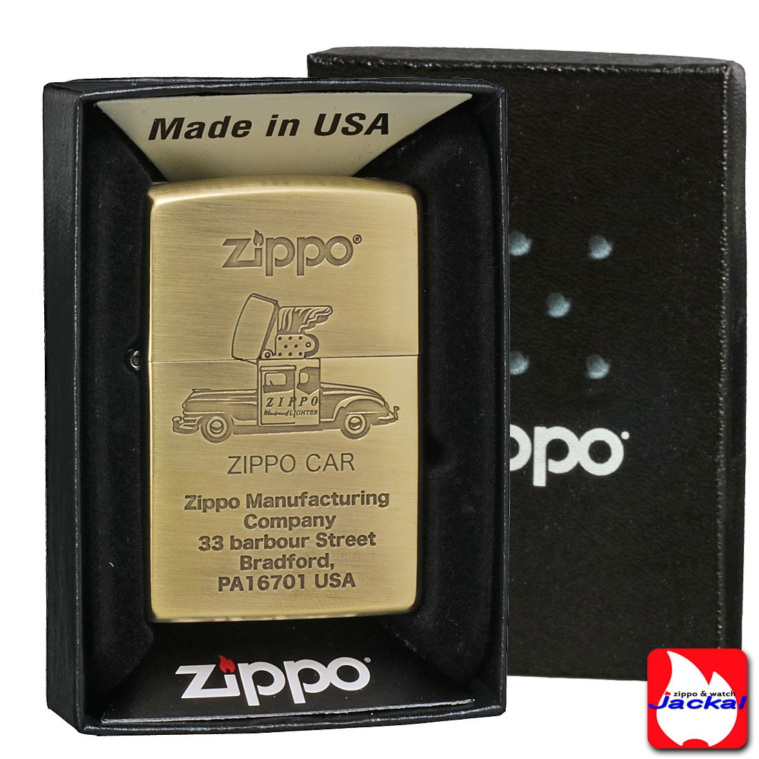 ZIPPO(ジッポーライター) レトロモチーフ ジッポカー BS 真鍮古美 