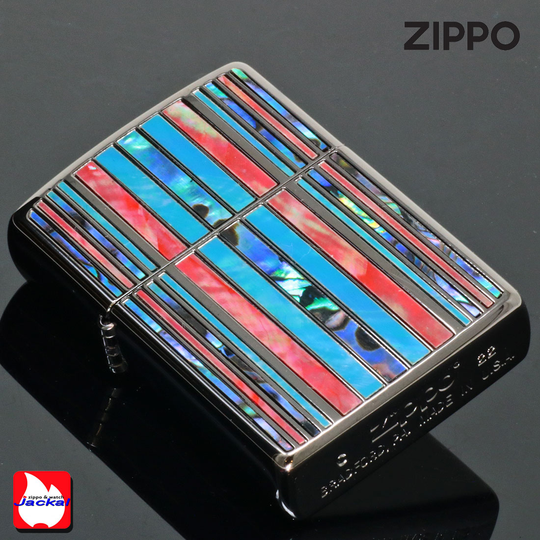 お手頃価格 シェル ストライプ (ジッポーライター)シェルマルチ 父の日zippo その他