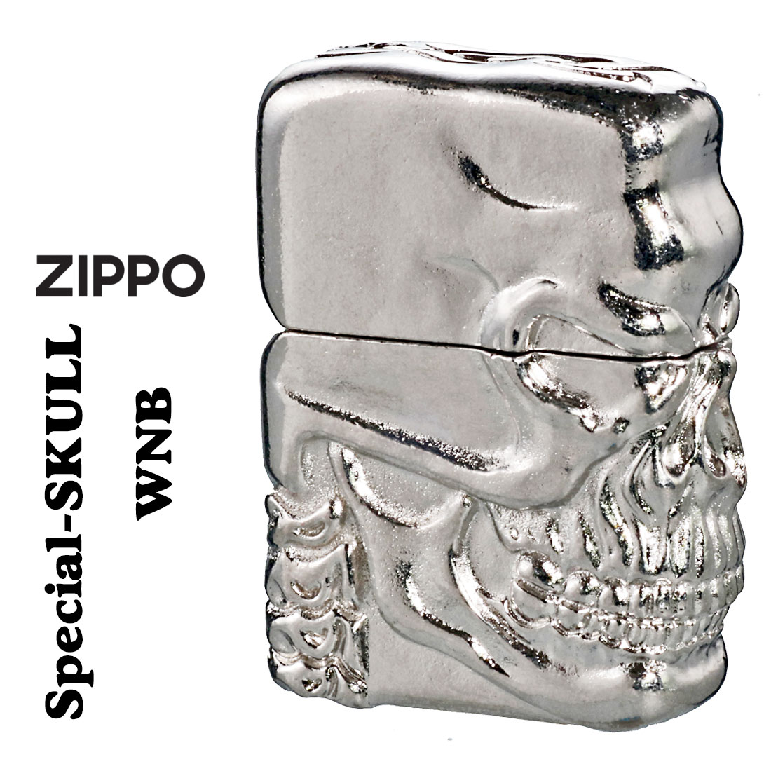 スカル（ZIPPO） zippo ジッポーライター スカルジャケットWNB