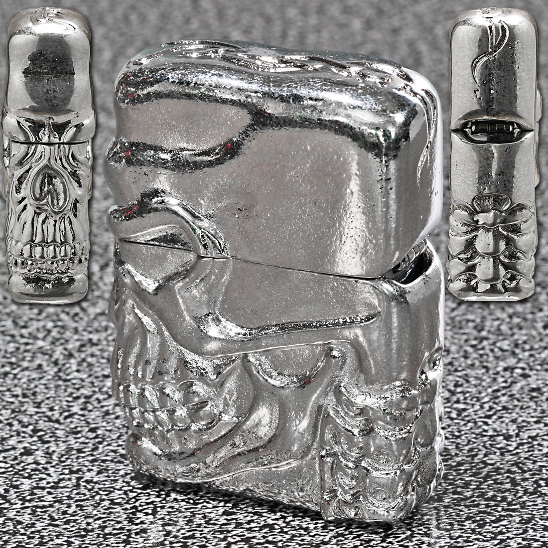 スカル（ZIPPO） zippo ジッポーライター スカルジャケットWNB