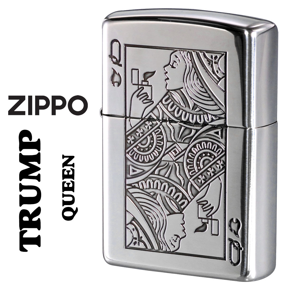 ZIPPO 父の日zippo(ジッポーライター) トランプ クイーン