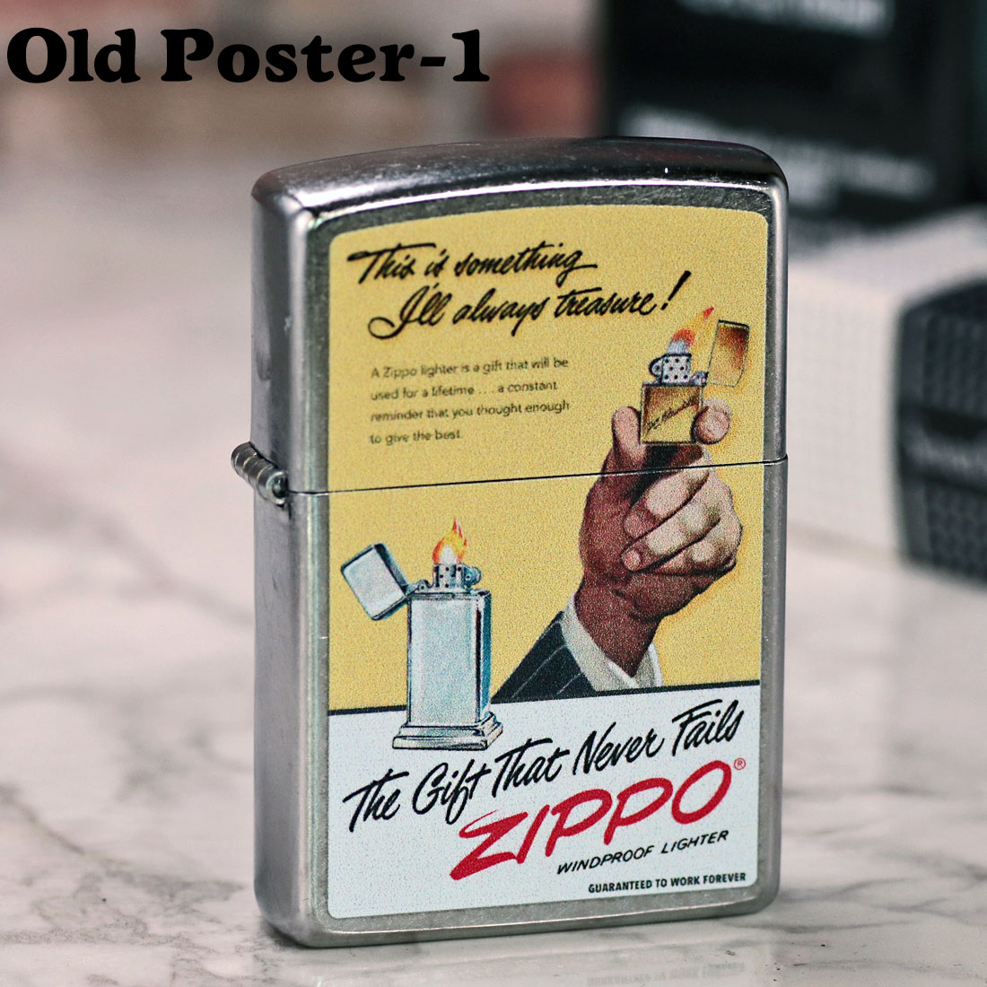 mimi72専用 ZIPPO（ジッポー） ジッポーライター Old Poster-1 プリント加工