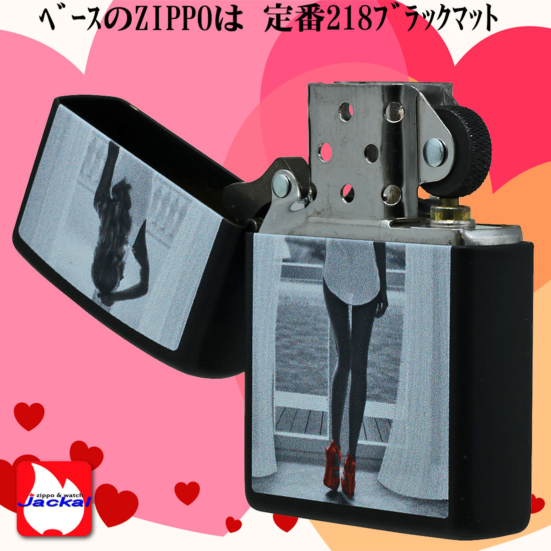 ZIPPO/SEXY ZIPPO　セクシーガール　Z218-098040ブラックマット画像3