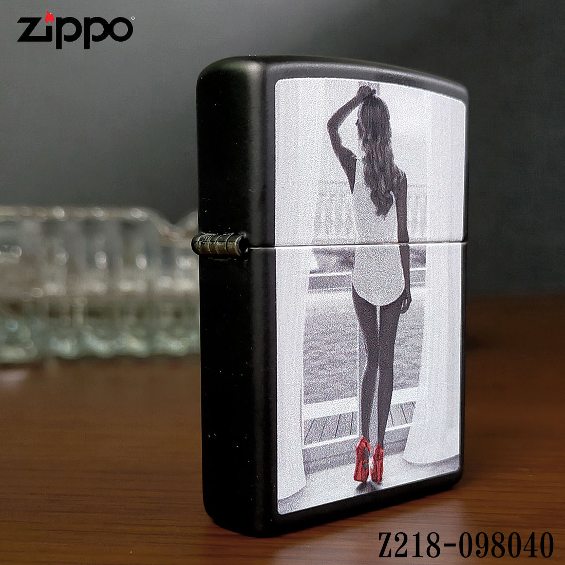 ZIPPO/SEXY ZIPPO　セクシーガール　Z218-098040ブラックマット画像5
