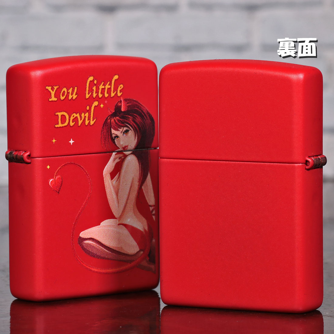 ZIPPO（ジッポー） ジッポーライター Little Devil Red レッドマット 