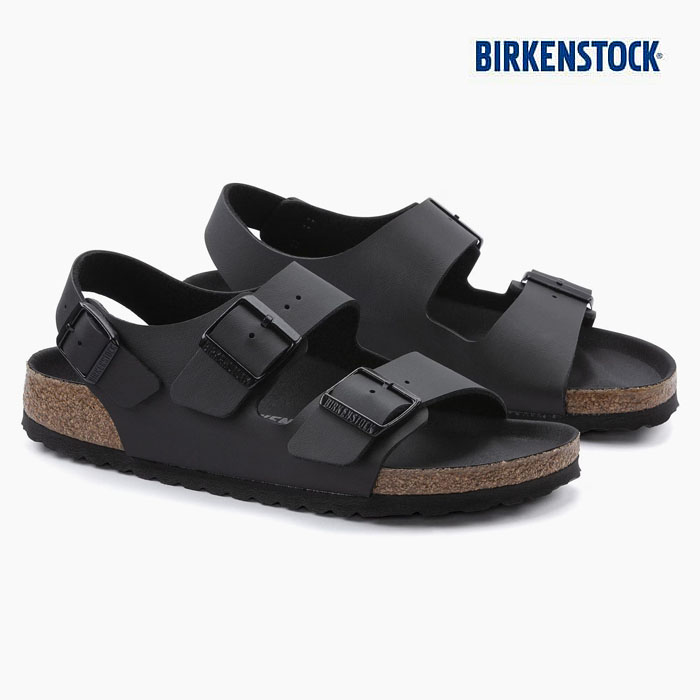BIRKENSTOCK ビルケンシュトック ミラノ 普通幅 レディース 黒