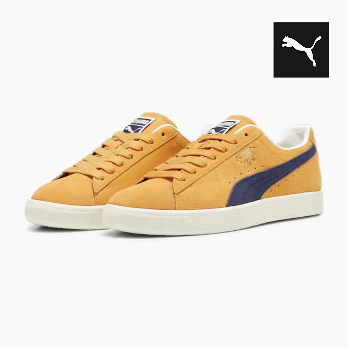 プーマ クライド オリジナル PUMA CLYDE OG 391962-08 メンズ スニーカー 黄色 ネイビー スエード｜jackpot-store｜02