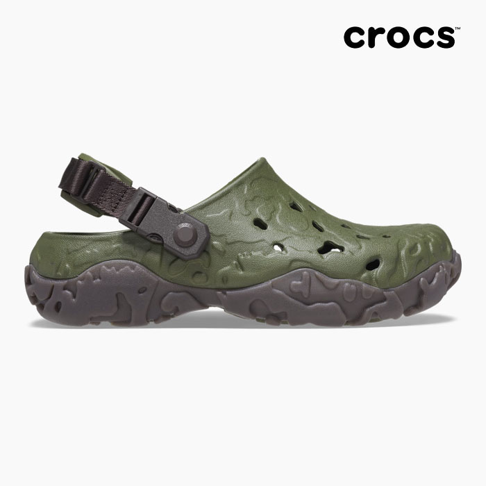 クロックス サンダル メンズ CROCS ALL-TERRAIN ATLAS CLOG 208391 32C オールテレイン アトラス クロッグ カーキグリーン 防滑 速乾 軽量