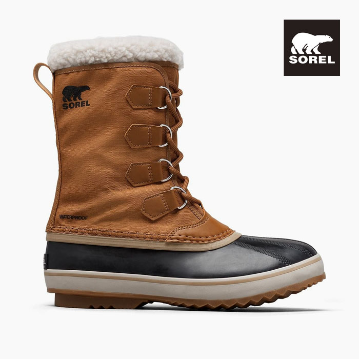 毎日発送 SOREL ソレル 1964パックナイロン ウォータープルーフ 1964 PACK NYLON WP NM5189-224 スノーブーツ メンズ 茶色 保温 防水[PU2] SOREL（ソレル） 毎日発送 1964パックナイロン ウォータープルーフ