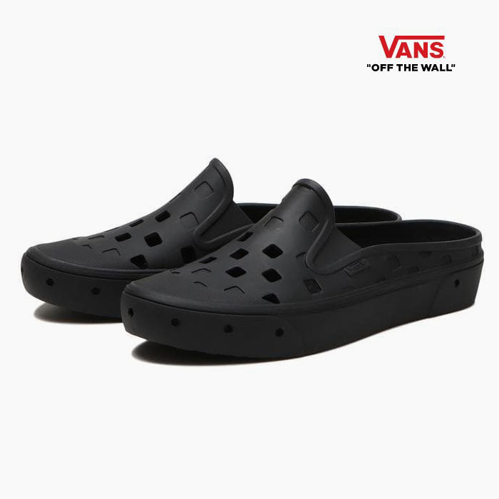 バンズ スリッポン ミュール サンダル VANS SLIP-ON MULE TRK VN0005V8BLK メンズ レディース ラバーシューズ 黒 水陸両用シューズ｜jackpot-store｜02