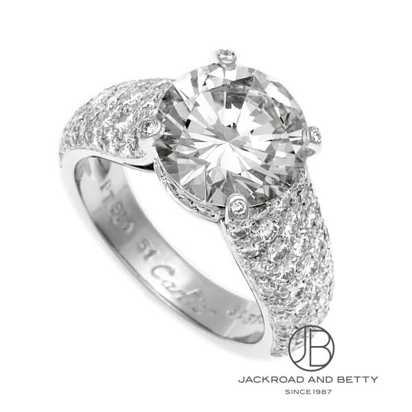 Cartier - カルティエ ダイヤ 0.73ct VVS2 G 3EX リング 4号