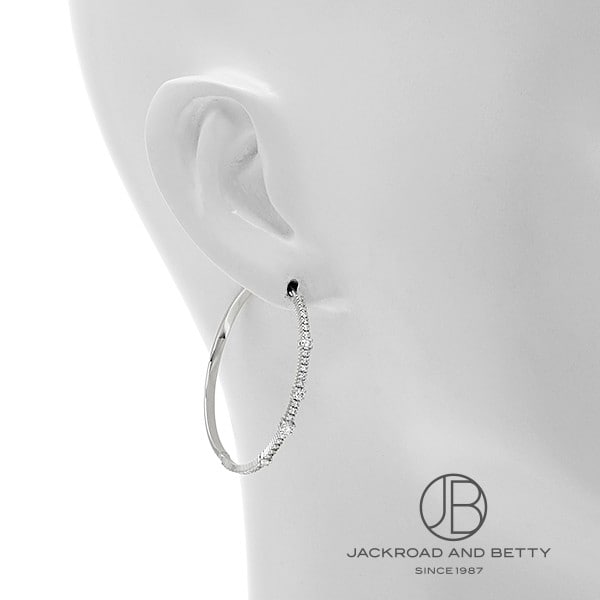 ダミアーニ　ダイヤモンド　フープピアス DAMIANI ダミアーニ Damiani ダイヤモンド フープ ピアス