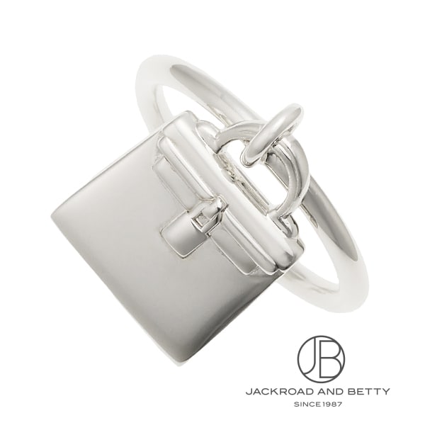 美品 エルメスHERMES アミュレット ケリーモチーフ リング #52 HERMES（エルメス） アミュレット ケリー リング 新品 ジュエリー