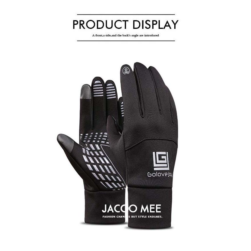 手袋 メンズ グローブ スマホ対応 防水 防風 滑り止め アウトドア 暖かい 裏起毛 男女兼用 送料無料 :JG-ST025:JACOO MEE  store - 通販 - Yahoo!ショッピング