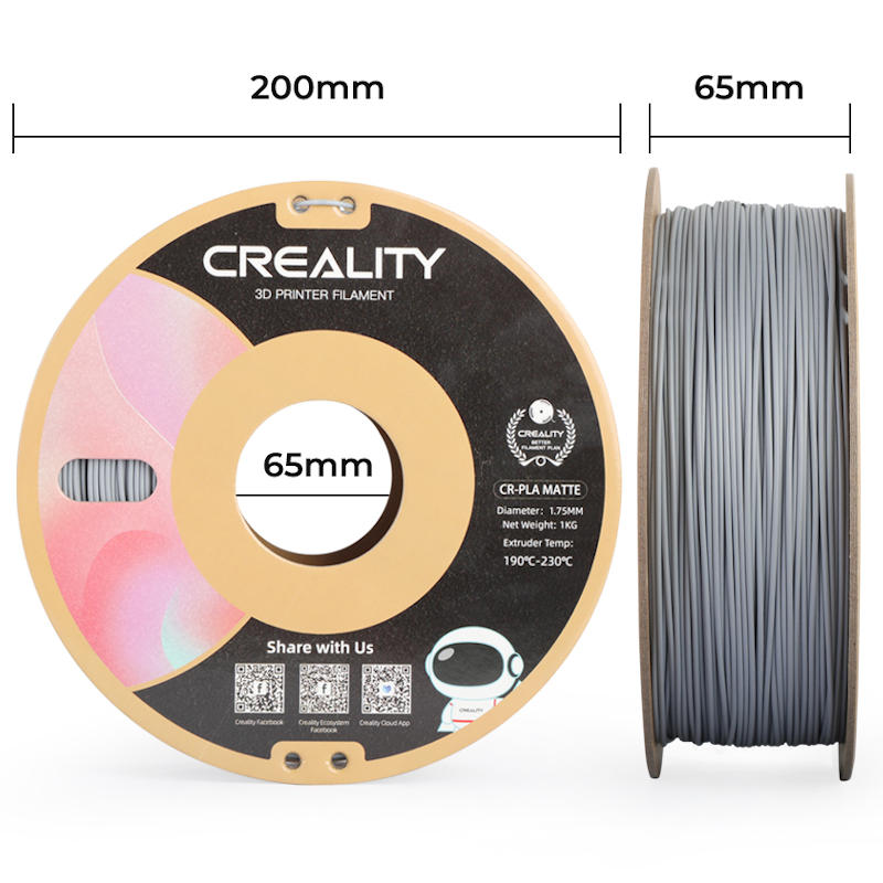 3Dプリンター フィラメント マットカラー グレー 灰色 Creality社