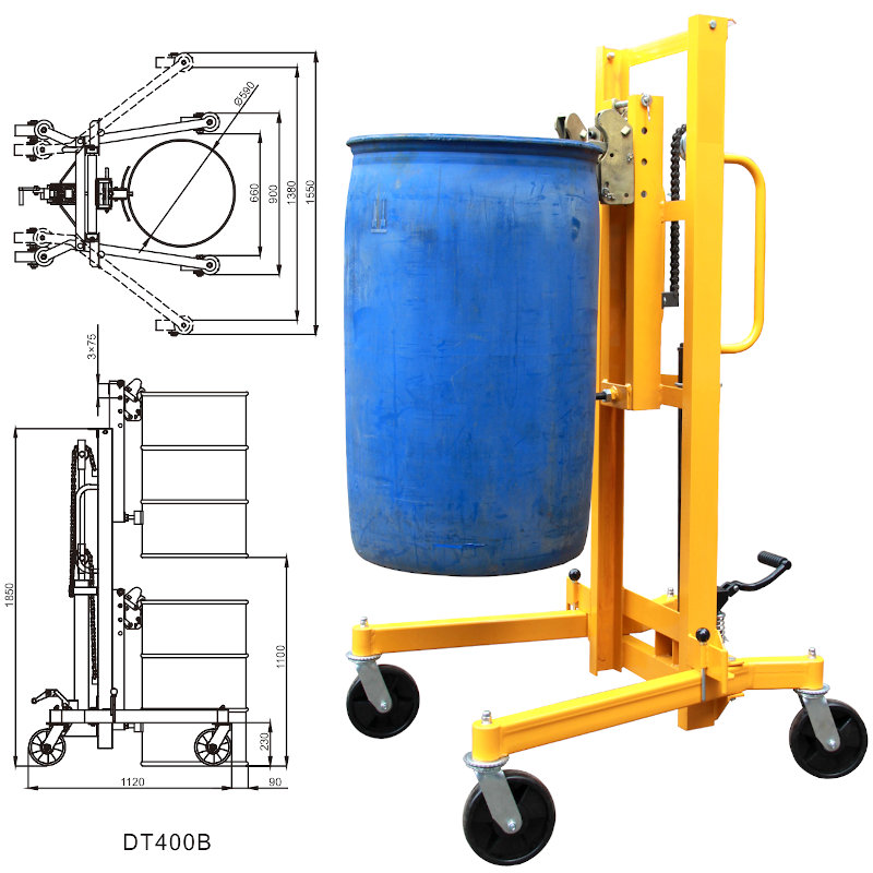 ドラム缶用移動リフト