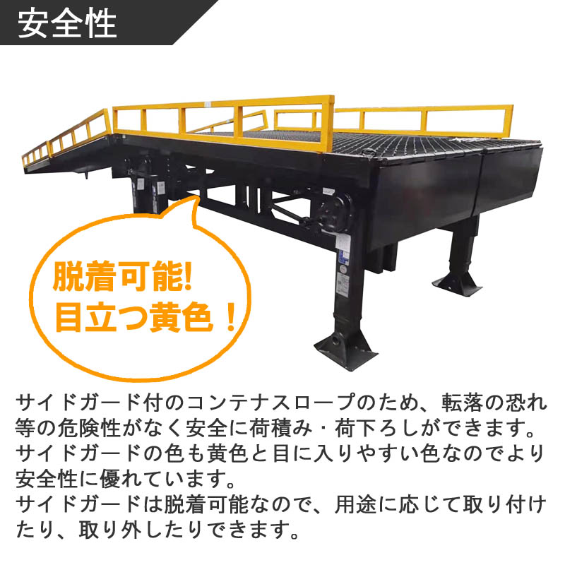 フォークリフトスロープ コンテナスロープ 耐荷重10t プラットスロープ バンニングスロープ カースロープ slope 三分割 : slope-b10  : 雀華ヤフー店 - 通販 - Yahoo!ショッピング