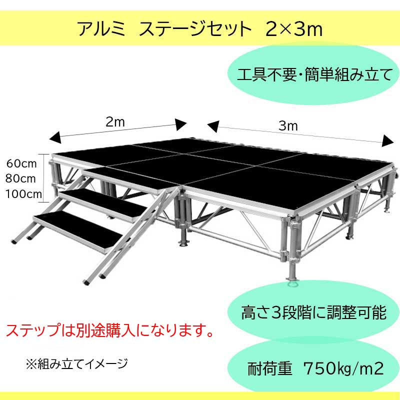 ステージセット２×3ｍ