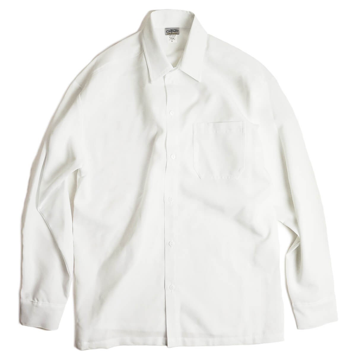 Cal Top キャルトップ CALTOP #1000PLAIN 長袖 サテン シャツ