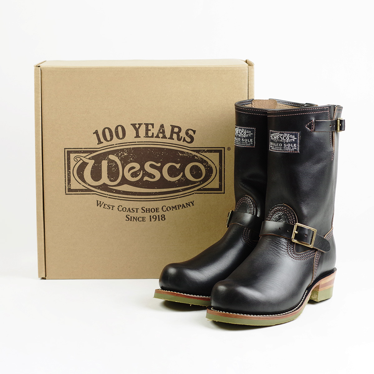 ウェスコ　Wesco #1939 100周年記念 エンジニアブーツ ブラックホースハイド ウエスコ アメリカ製 米国製 限定 ホーウィン