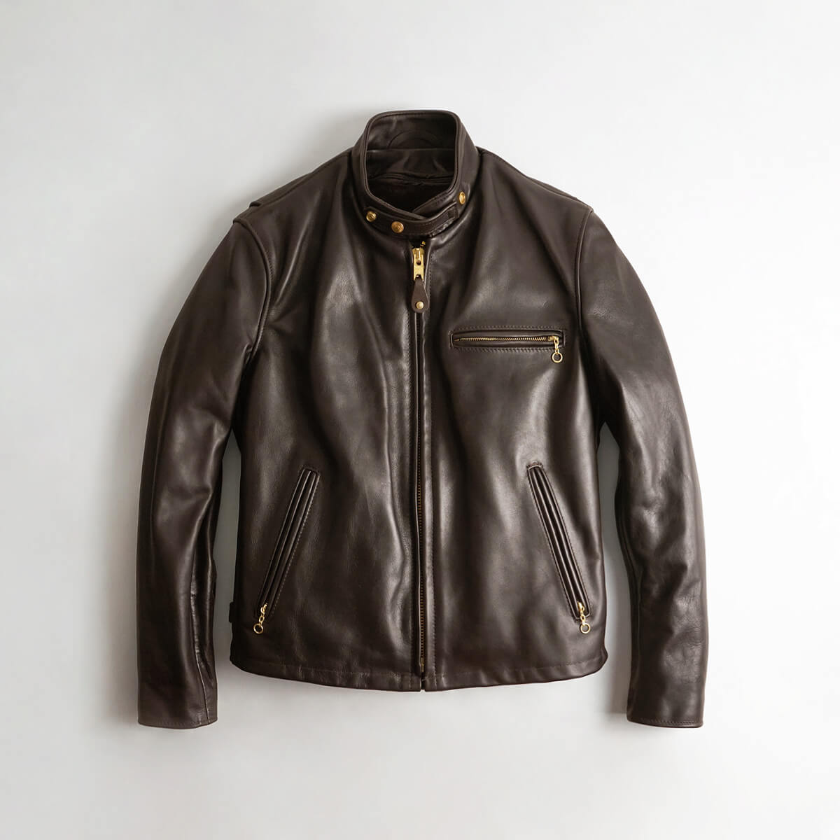 ショット SCHOTT 141 シングルライダース ブラウンSINGLE RIDERS BROWN 