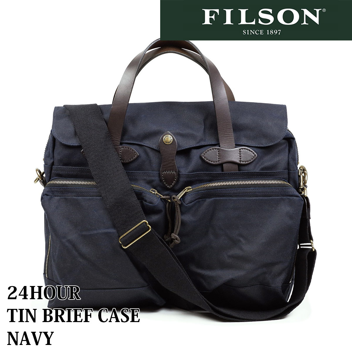 フィルソン FILSON 24アワー ティン ブリーフケース ｜ メンズ