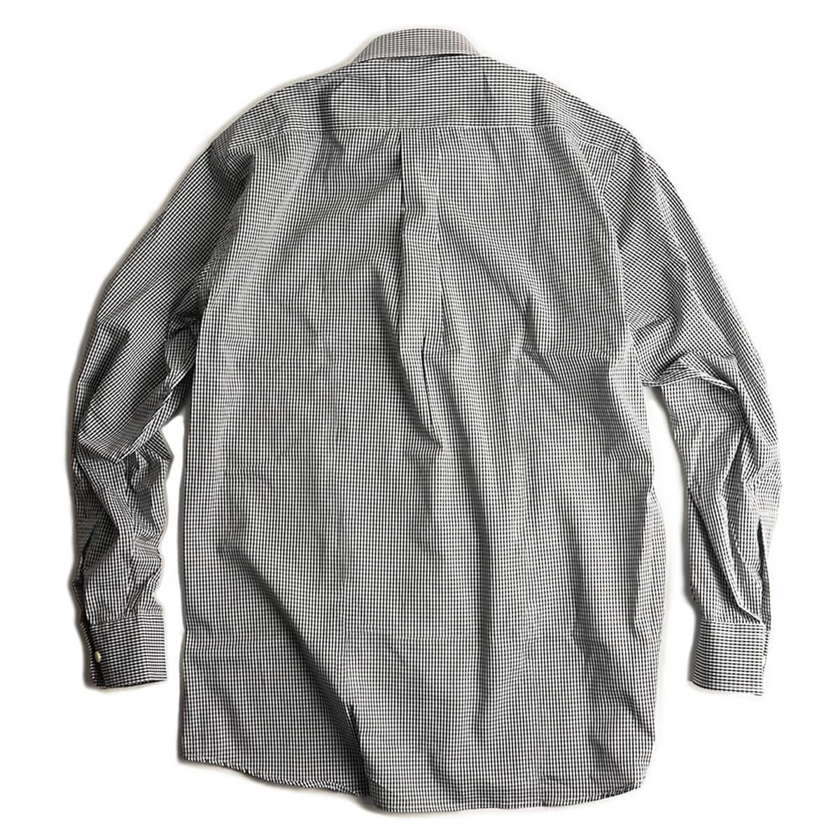 ギットマン ブラザーズ Gitman Bros. ギンガムチェック ボタンダウンシャツ ブラック/ホワイト アメリカ製 米国製 GINGHAM  CHECK B.D. SHIRT 長袖