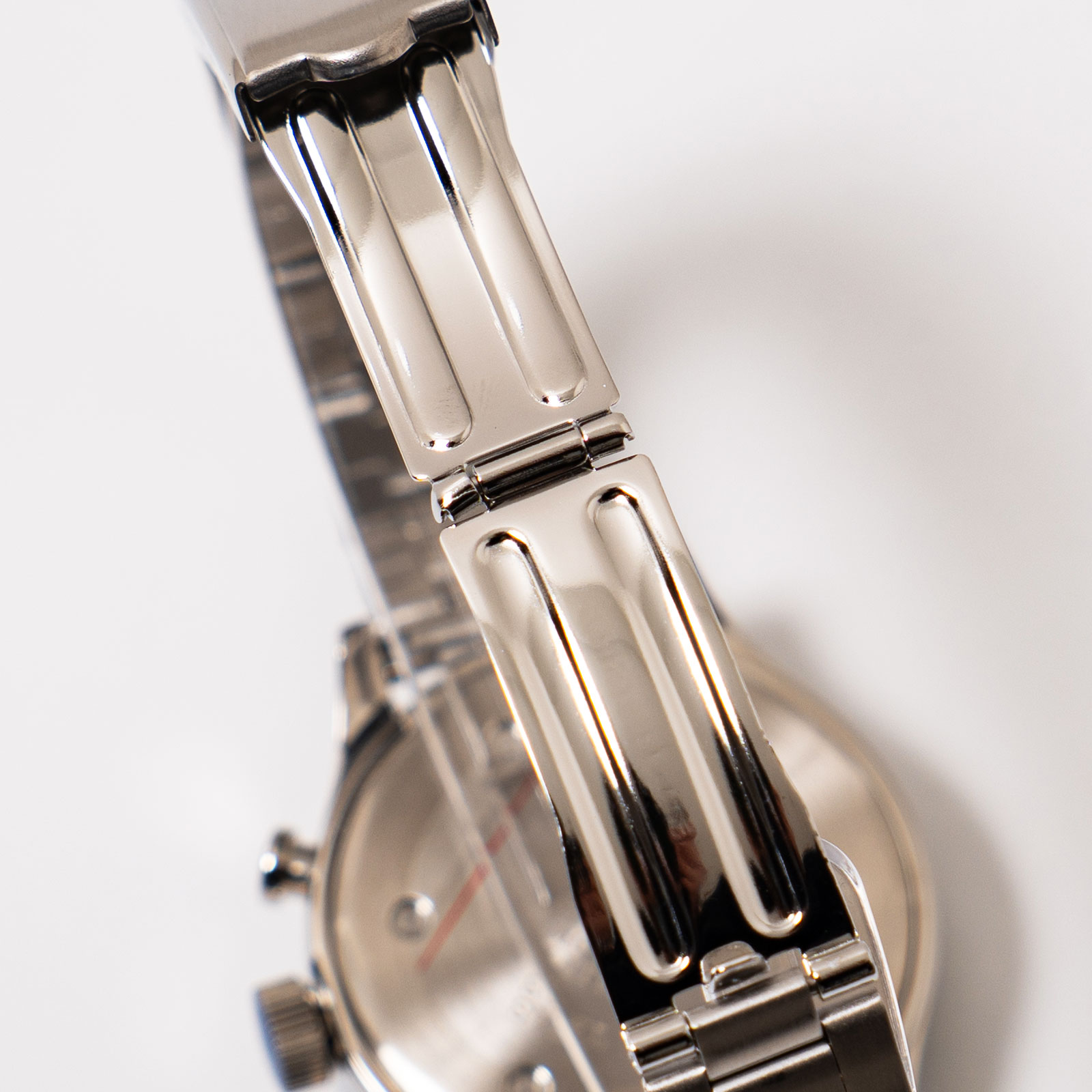 ヴァーグウォッチ VAGUE WATCH CO. クロノグラフ ツーアイズ AG ｜ 腕時計 クォーツ ステンレス 38mm 日本製ムーブメント シルバーの画像